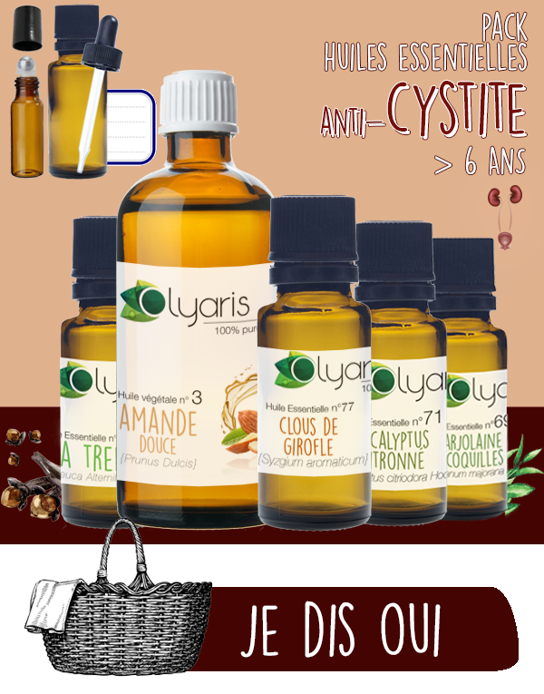 Les Huiles Essentielles contre la Cystite par Olyaris
